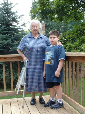 max wallack with grandma