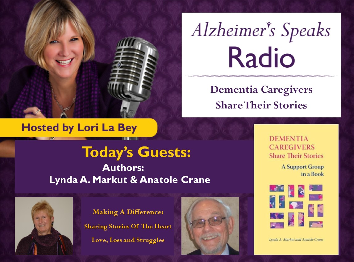 082515 ASR Lynda Markut Anatole Crane Authors of Dementia Caregiving Share their Stories